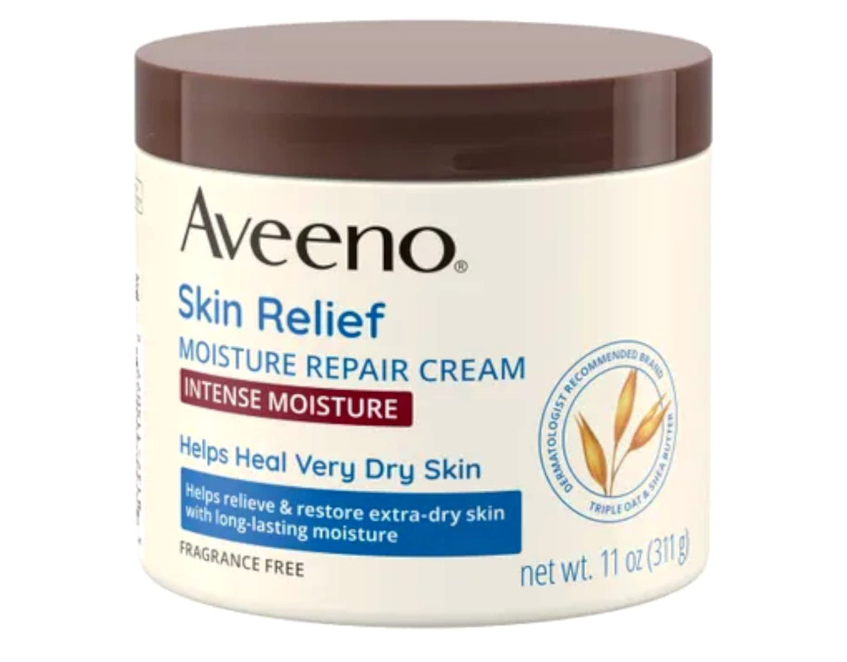 Aveeno Skin Relief Intense Moisture Repair Cream, 11 oz, Pack of 3