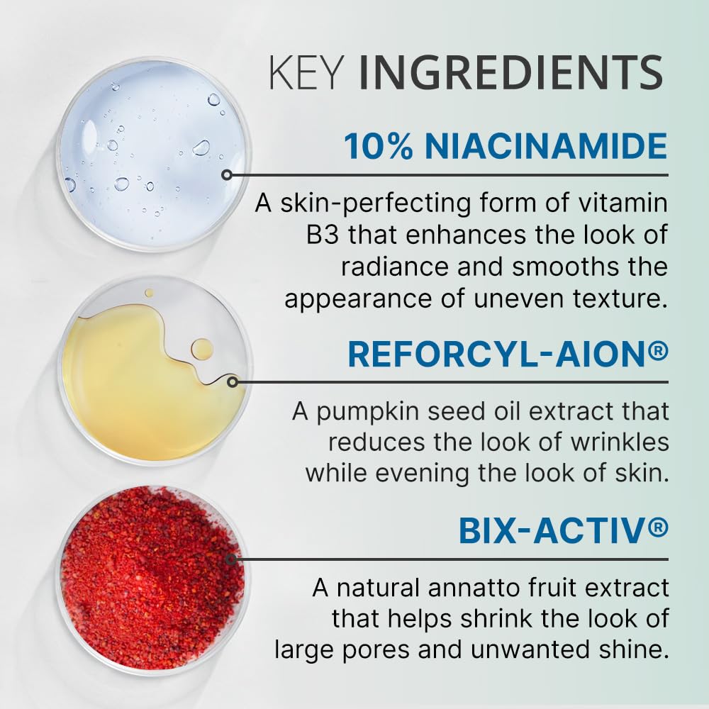 goPure 10% Niacinamide Serum Booster, Redness Reducing Skin Care, 1 fl oz