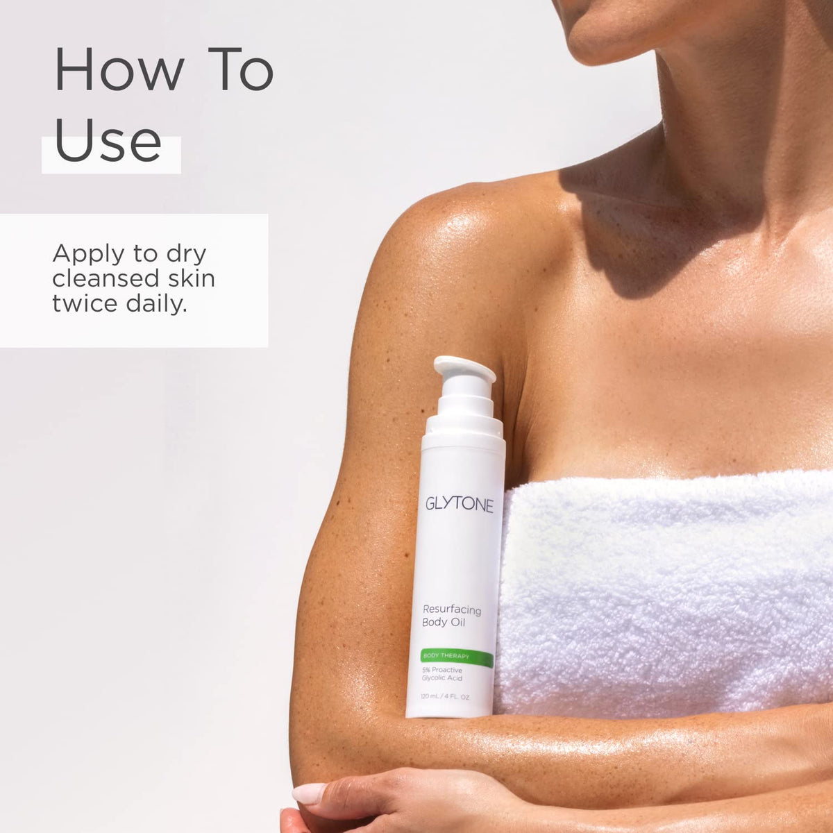 Glytone Resurfacing Body Oil, 5% Glycolic Acid, Unscented, 4 Fl Oz