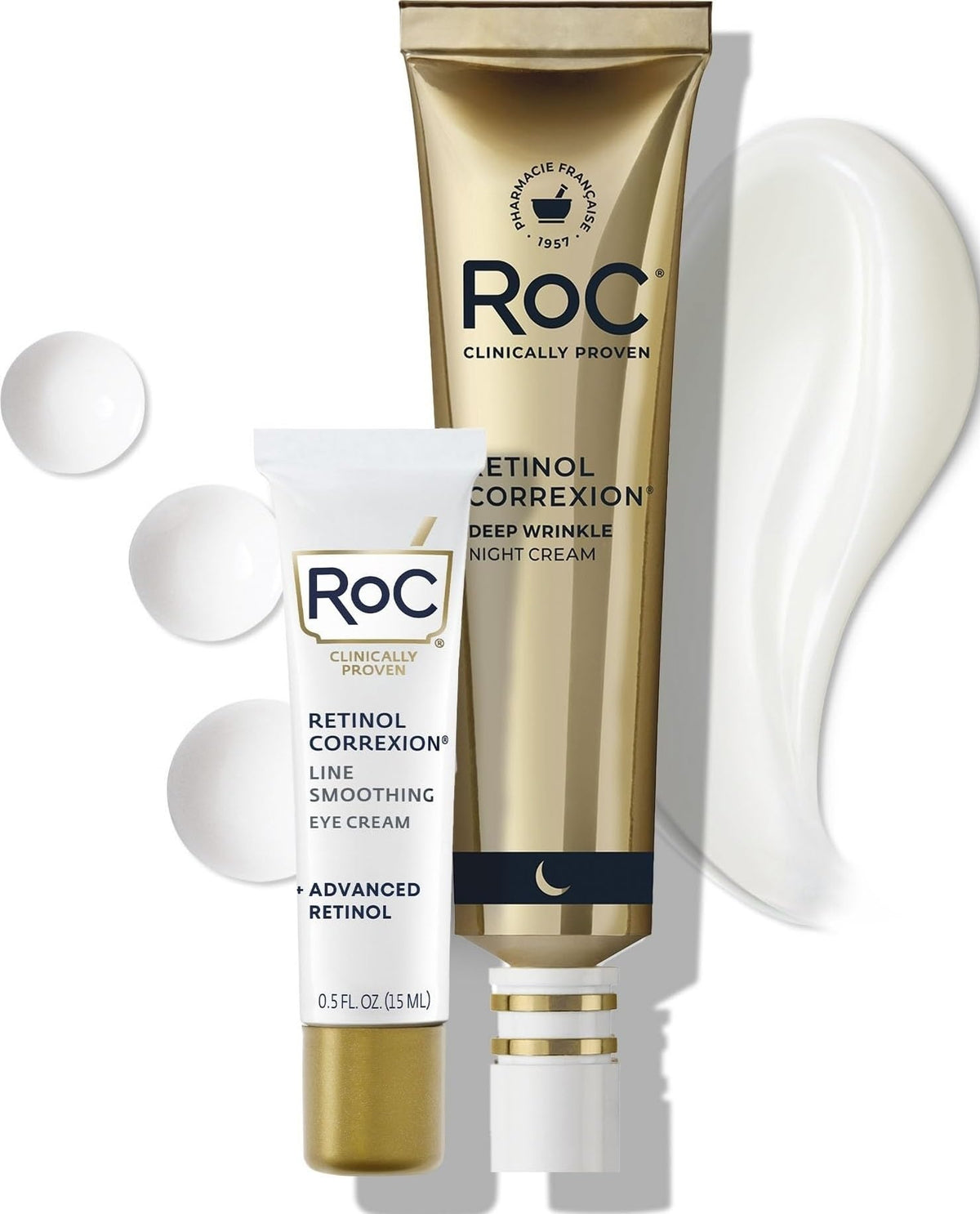RoC Retinol Correxion Under Eye Cream for Dark Circles, Puffiness & Wrinkles