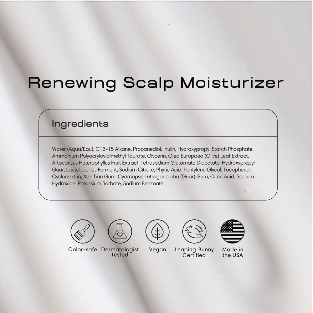 Jupiter Hydrating Scalp Moisturizer, Fragrance-Free Leave-In Hair Care, 2.1 fl oz