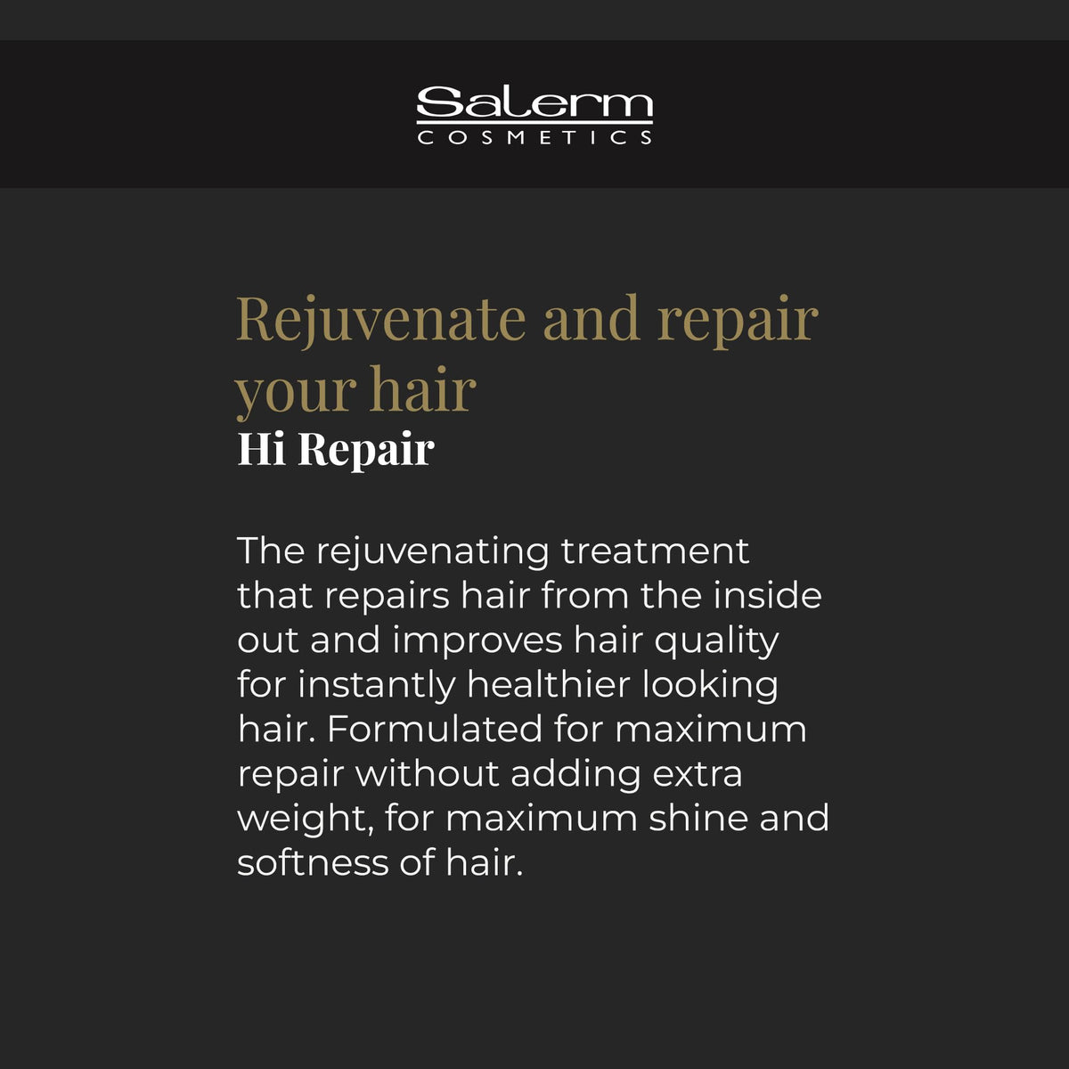 Salerm Hi Repair Hair Repair Mask for Damaged Hair