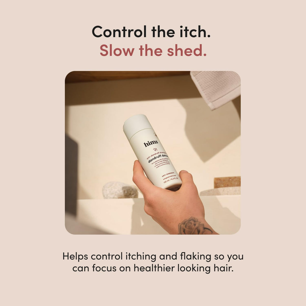 hims Dandruff Detox Shampoo with Pyrithione Zinc, 6.4 fl oz, 2 Pack