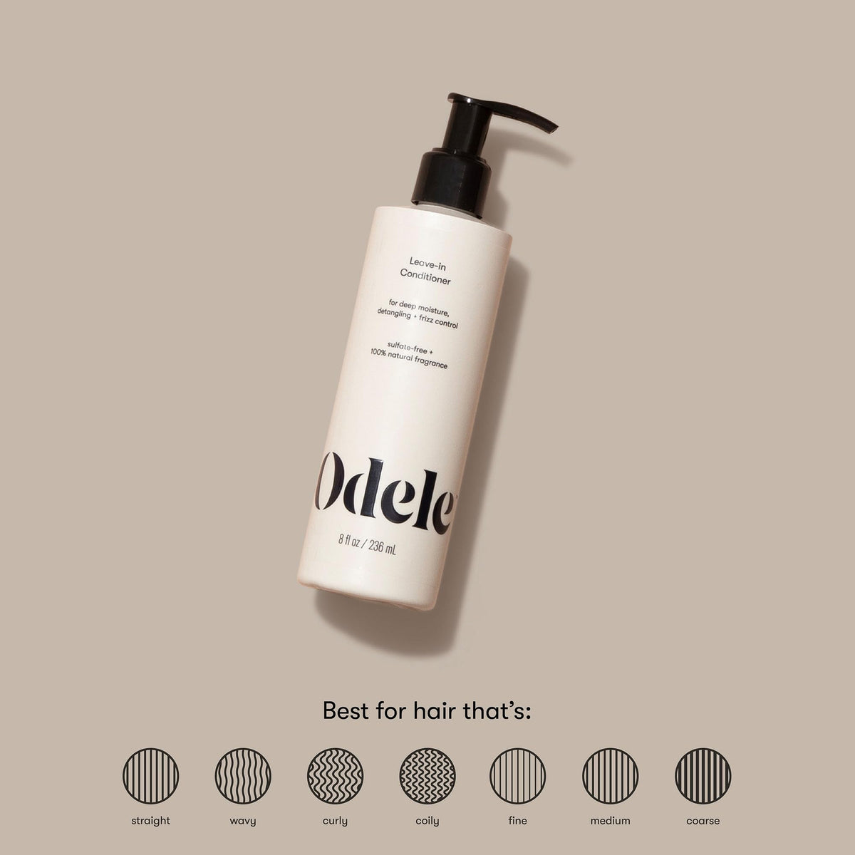Odele Leave-In Conditioner for Moisture, Shine & Frizz Control