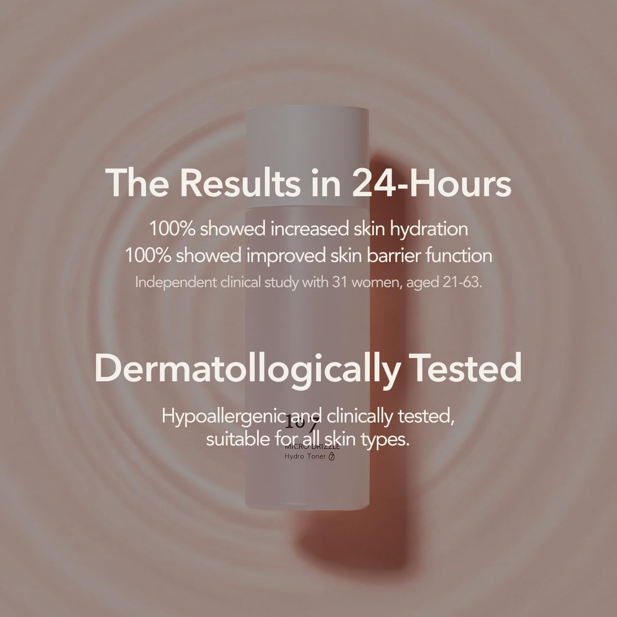 107 Hyaluronic Acid Toner, Lightweight Hydrating Facial Toner
