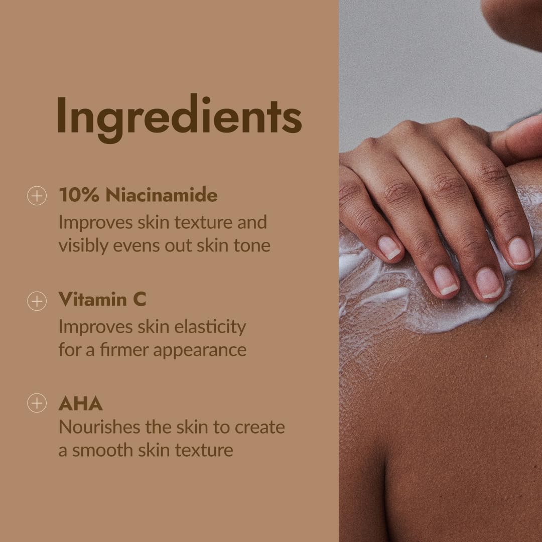 MIZON Niacinamide Smoothing Body Lotion with AHA, Vitamin C & Hyaluronic Acid