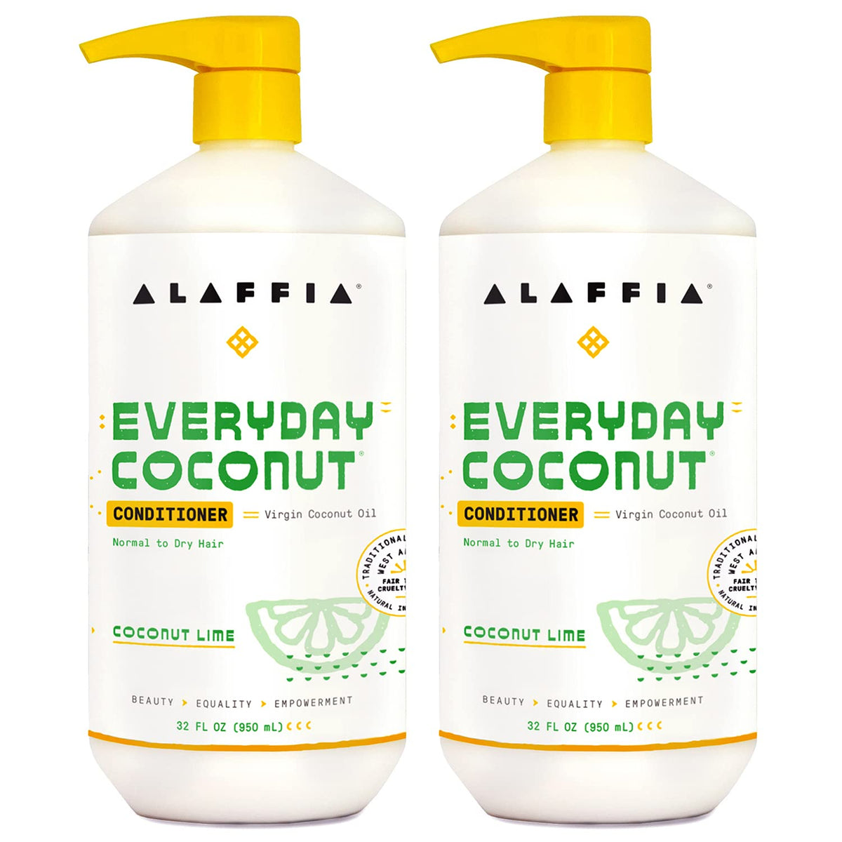 Alaffia EveryDay Coconut Conditioner, 32 Fl Oz