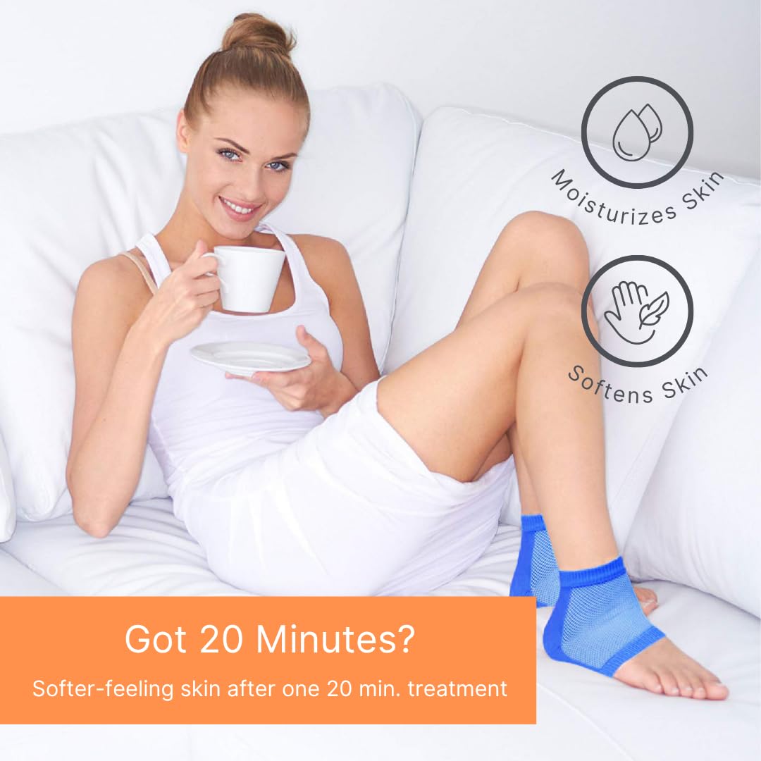 NatraCure Vented Moisturizing Gel Heel Sleeves