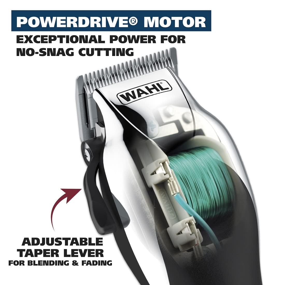 Wahl Chrome Pro Corded Hair Clipper Complete Haircutting Kit