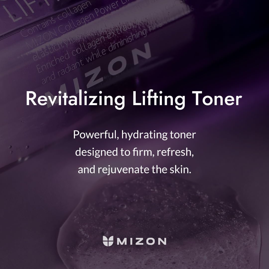MIZON Collagen Power Lifting Toner with Marine Collagen, 4.06 oz