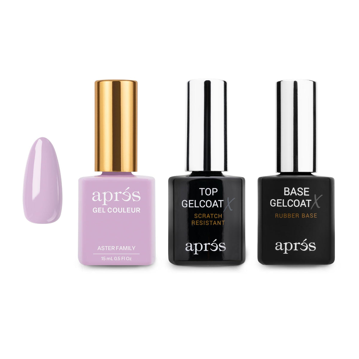 APRÉS Gel Couleur Trio Gel Nail Polish Set