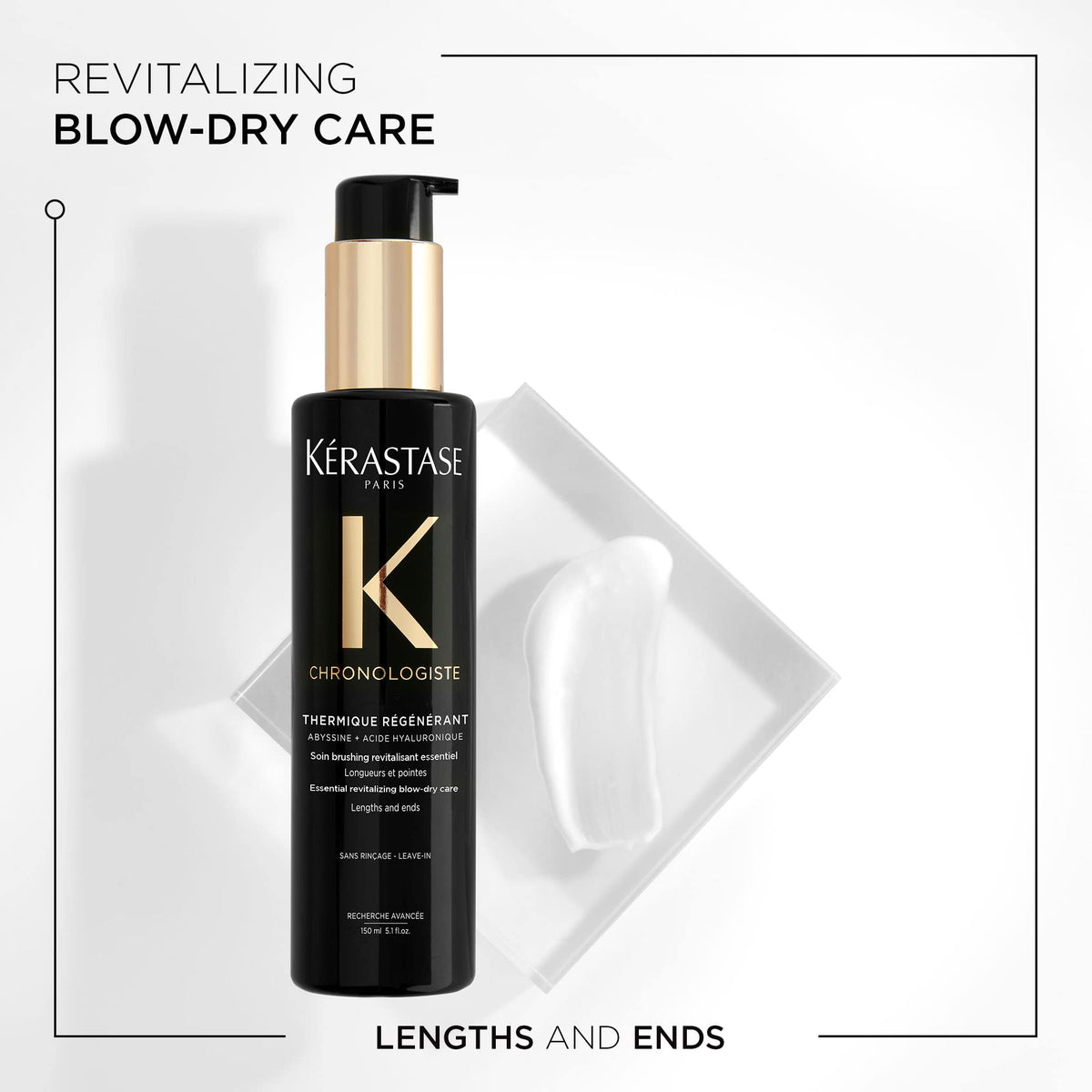 Kérastase Chronologiste Thermique Hair Serum Heat Protectant with Argan Oil, 5.1 fl oz