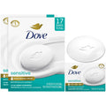 Dove Beauty Bar Sensitive Skin Soap with 1/4 Moisturizing Cream