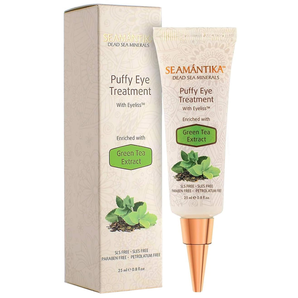 SEAMANTIKA Hydrating Under Eye Cream with Green Tea & Hyaluronic Acid