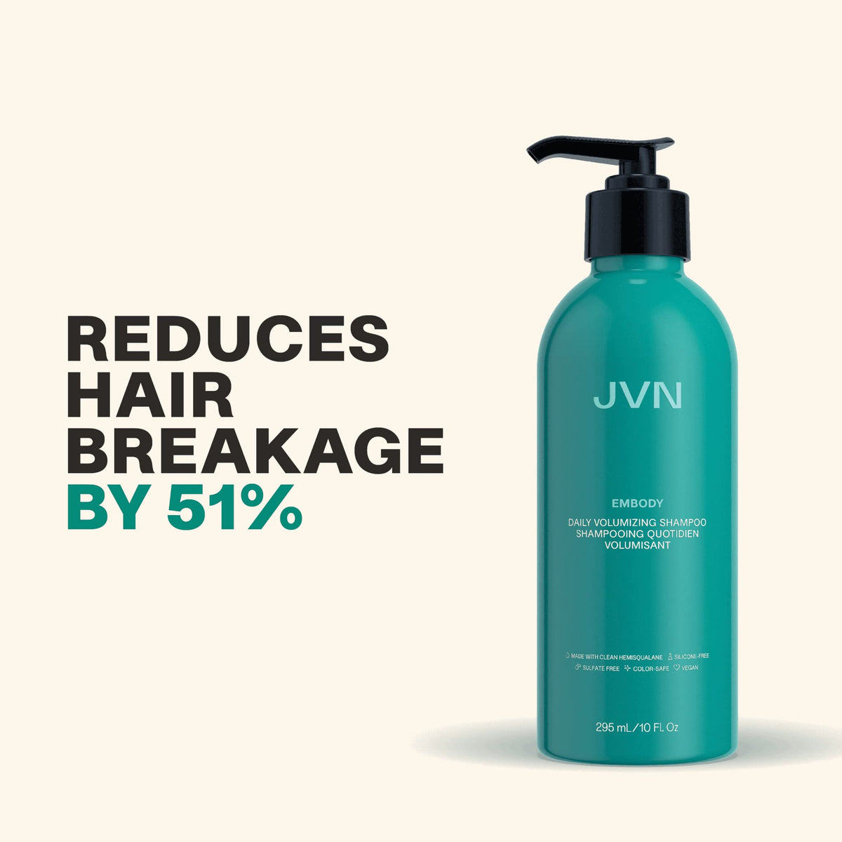 JVN Embody Volumizing Shampoo, 10 Fl Oz
