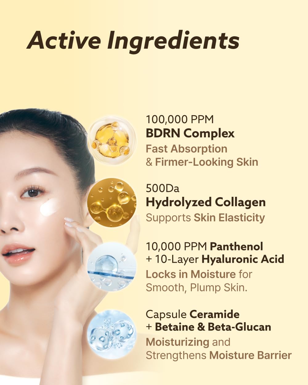 Honey Banana BDRN Capsule Cream Moisturizer with Plant PDRN, Collagen & Ceramide