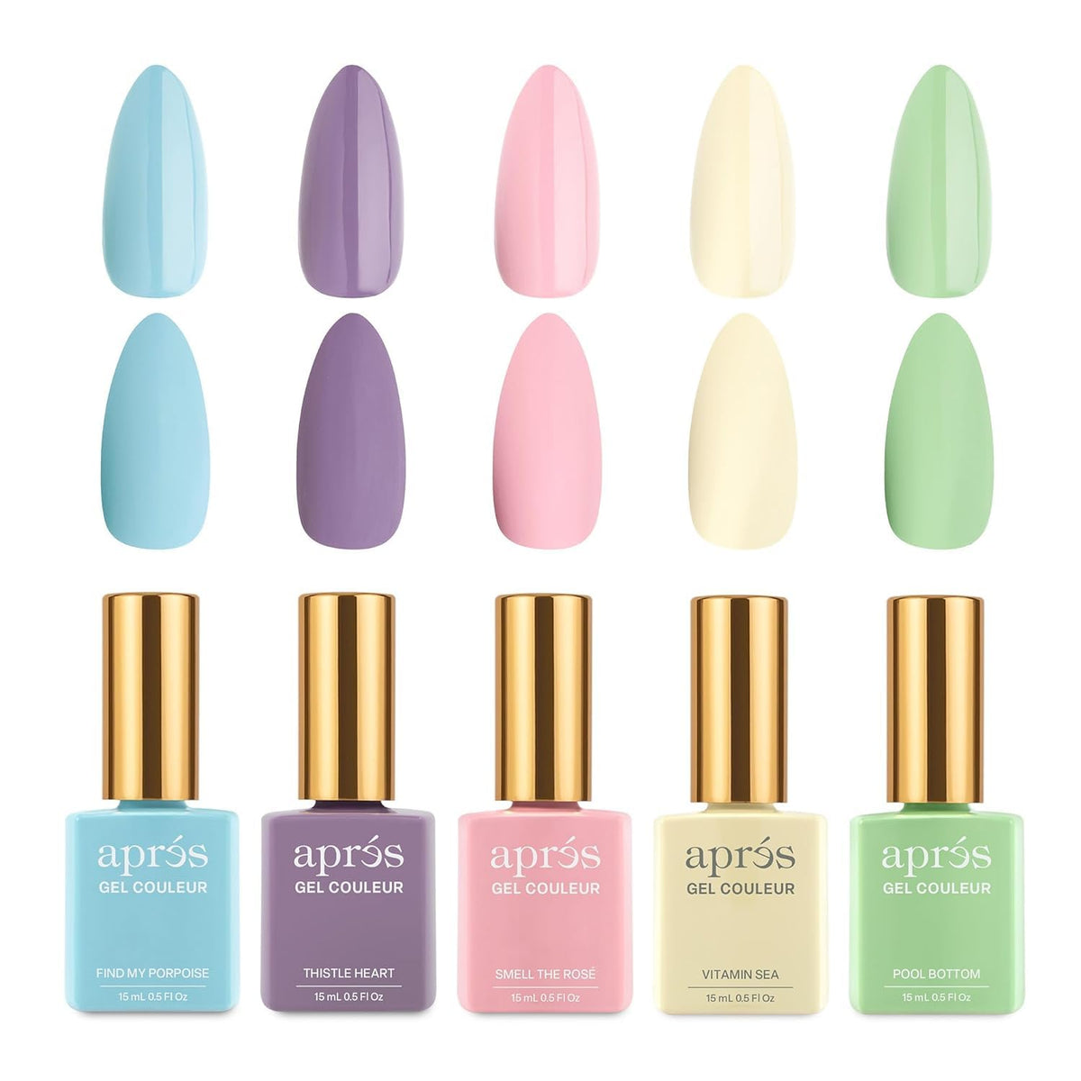 APRÉS Gel Couleur Gel Nail Polish Combo Set