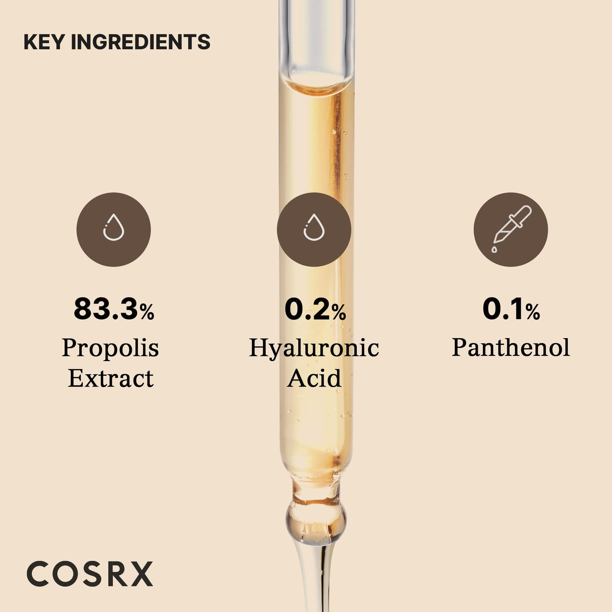 COSRX 73% Propolis Light Ampoule for Sensitive Skin, 1.01 fl oz
