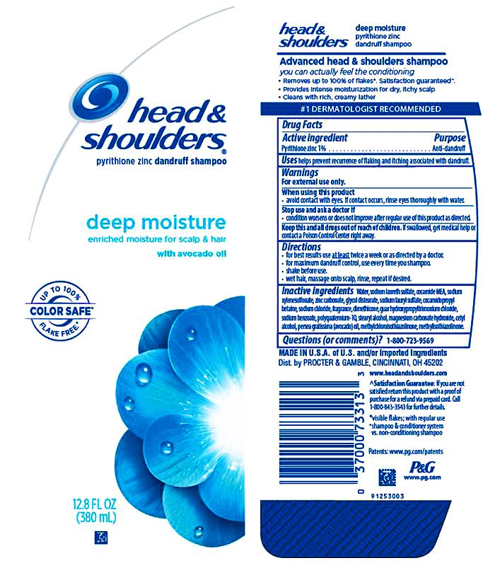Head & Shoulders Deep Moisture Anti-Dandruff Shampoo, 12.8 fl oz