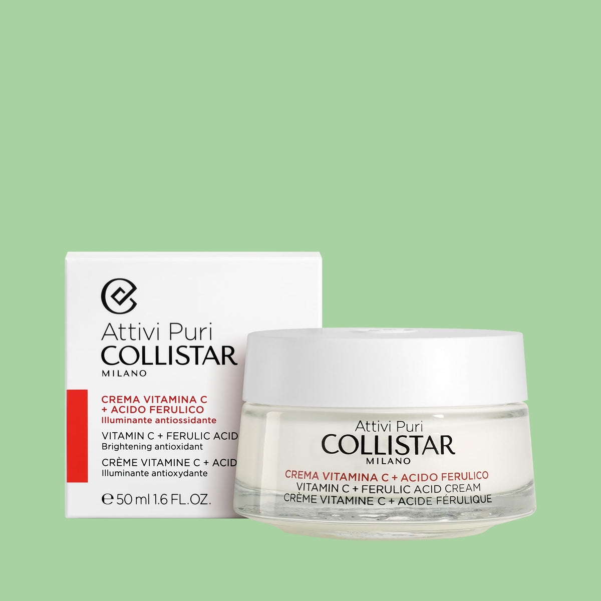 Collistar Pure Actives Vitamin C + Ferulic Acid Face Cream, 50 ml