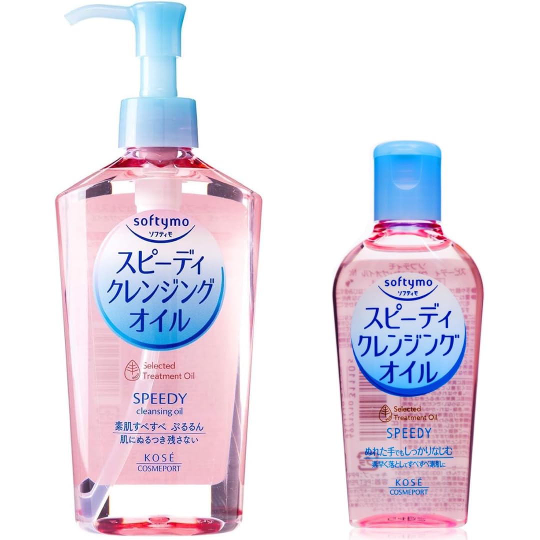Kose Softymo Speedy Cleansing Oil Pump and Travel Size
