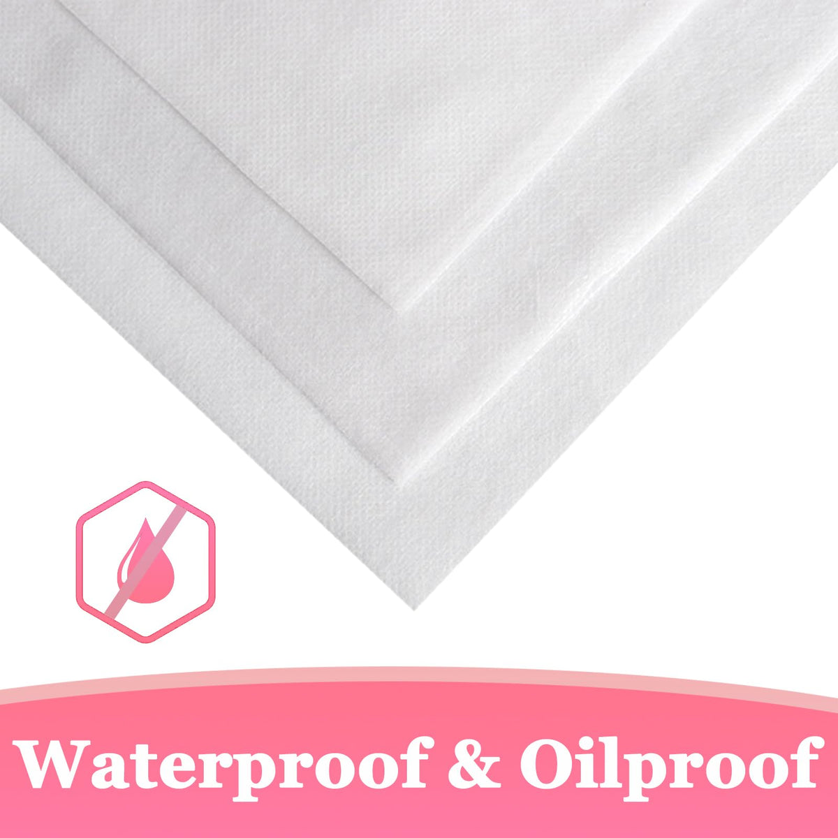 100 Pcs Disposable Waterproof Massage Table Bed Sheets 31.5 x 71 Inch