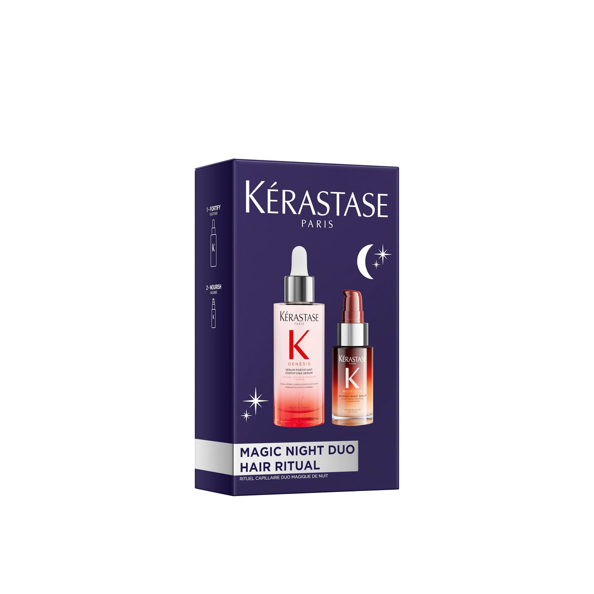 Kérastase Night Hair Serum Set with Genesis and Nutritive 8H Serums
