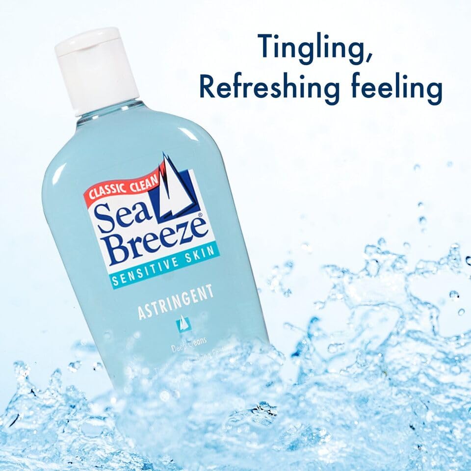 Sea Breeze Sensitive Skin Astringent 10 oz, Pack of 6