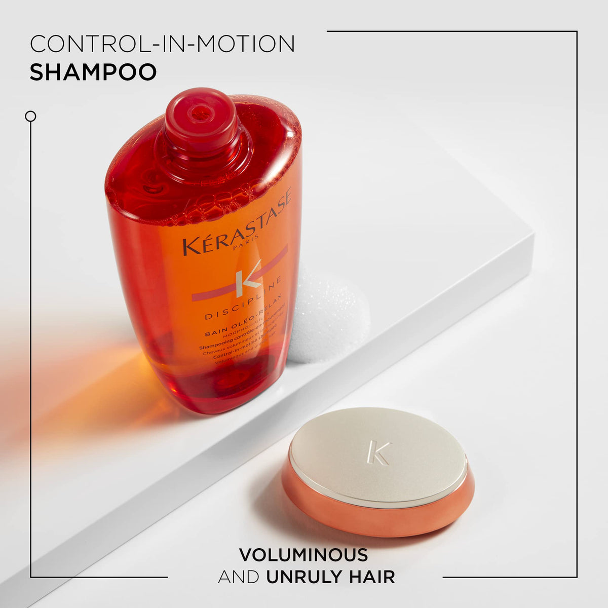 Kérastase Discipline Oleo-Relax Shampoo, Anti-Frizz Hair Care, 8.5 Fl Oz