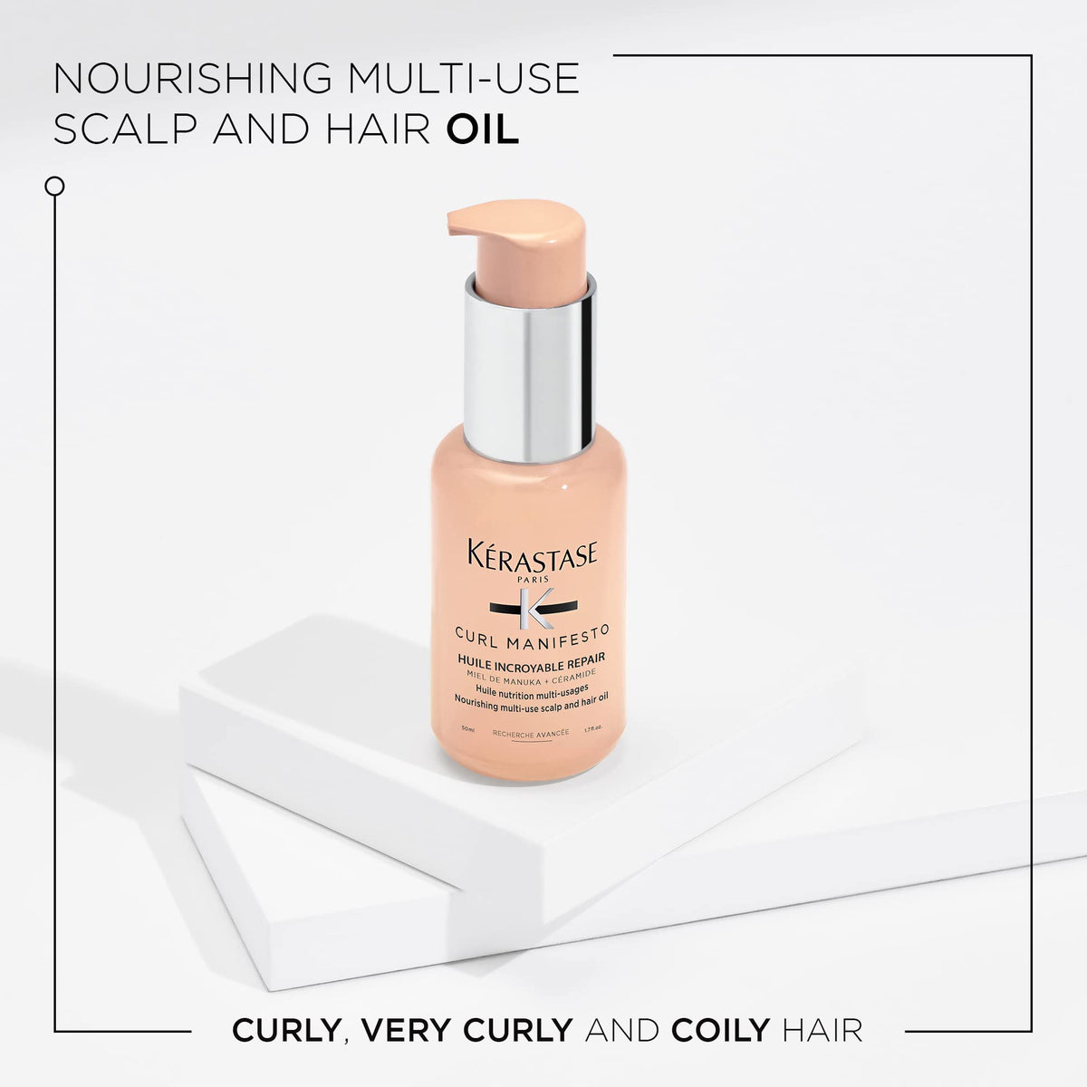 Kérastase Curl Manifesto Sublime Repair Hair & Scalp Oil, 1.7 Fl Oz