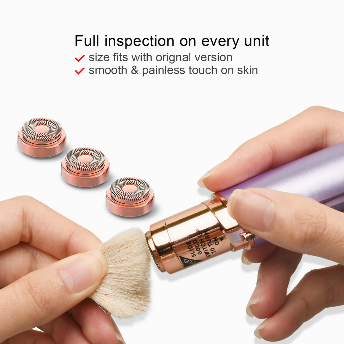 tuokiy Replacement Heads for Flawless Gen 2 Hair Remover