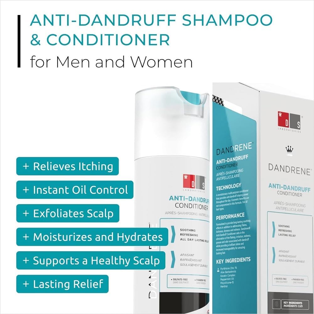 DS Labs Dandrene Anti-Dandruff Shampoo & Conditioner Kit
