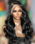 Synthetic Lace Front Wig 13x4 HD Lace Pre-Plucked 26 Inch Wavy