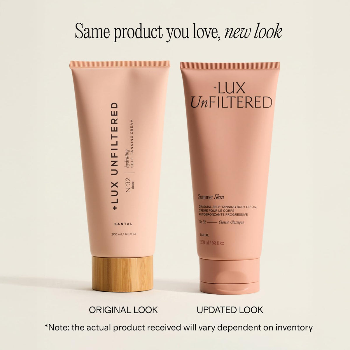 + Lux Unfiltered Gradual Self-Tanning Lotion - Hydrating Sunless Tanner