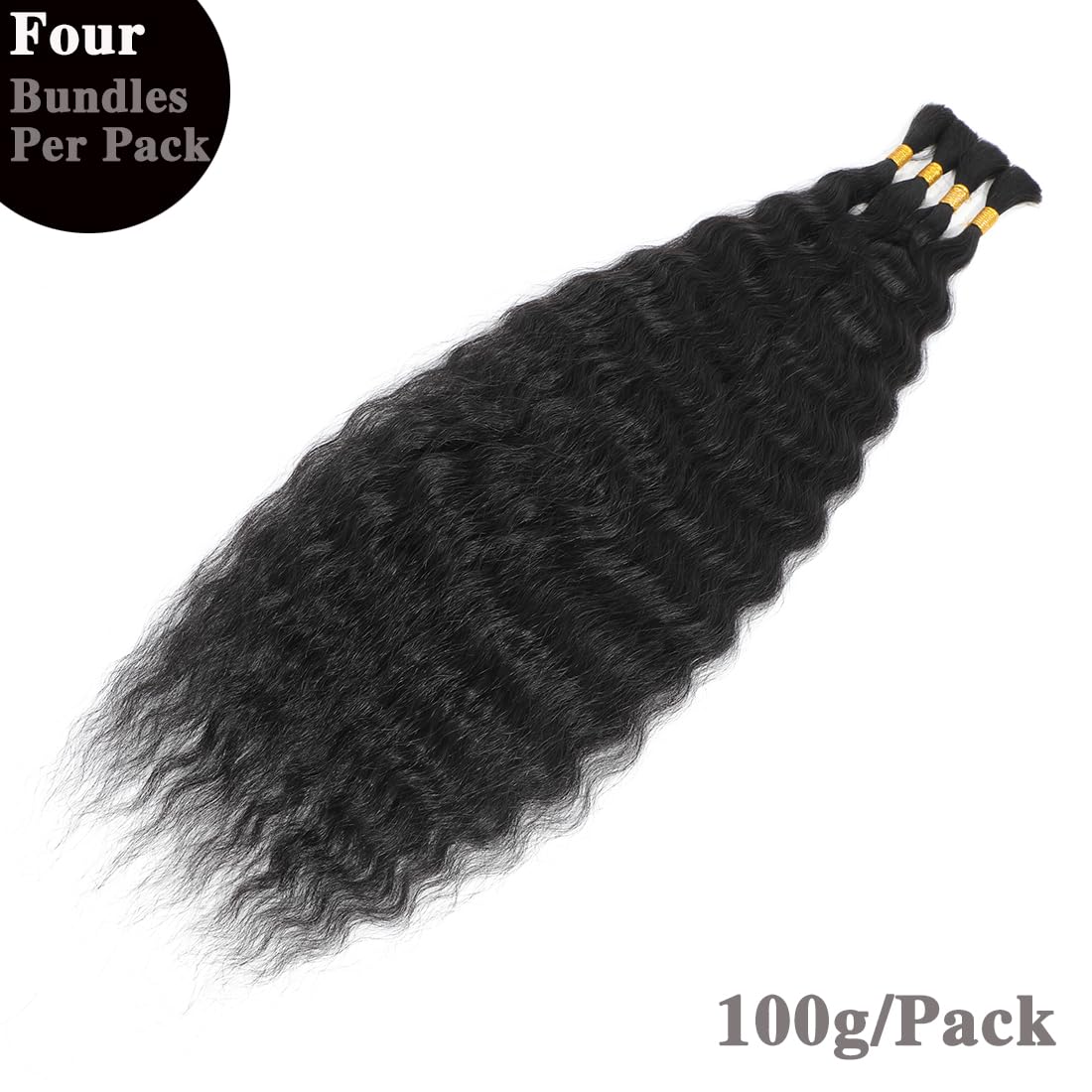 100% Brazilian Human Hair Bulk Braiding Extensions