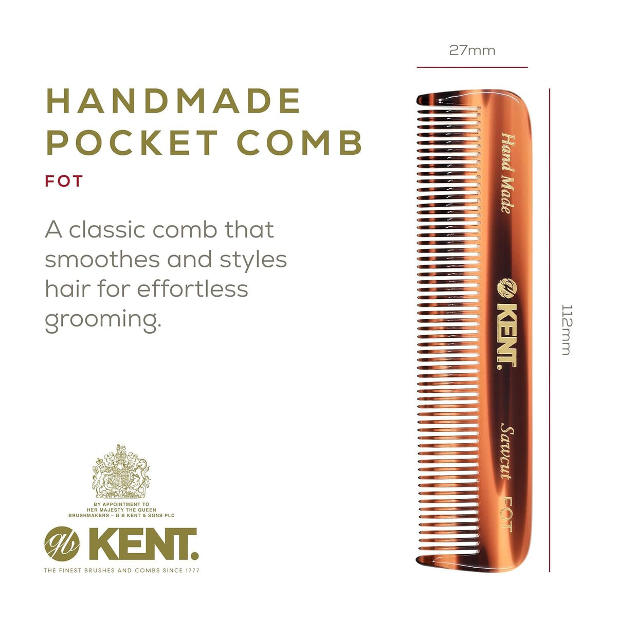 Kent Beard and Mustache Grooming Product, Made in England