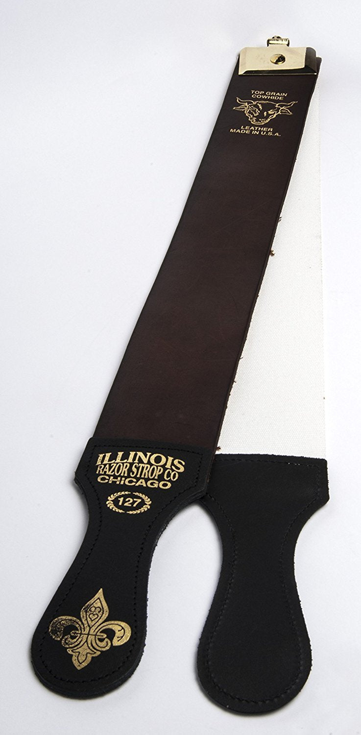 Fromm Razor Strop Blade Sharpener, Top Grain Cowhide, 2.5 x 23 Inch, Brown