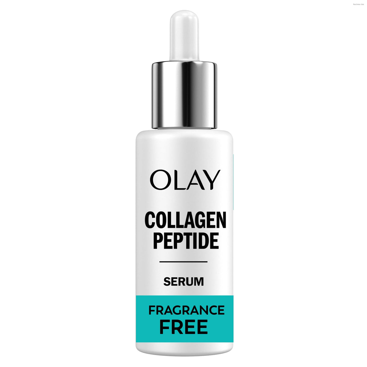 Olay Collagen Peptide Visibly Firming Face Serum, Fragrance Free, 1.3 fl oz