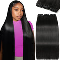 12A Natural Black Unprocessed Brazilian Human Hair Bundles