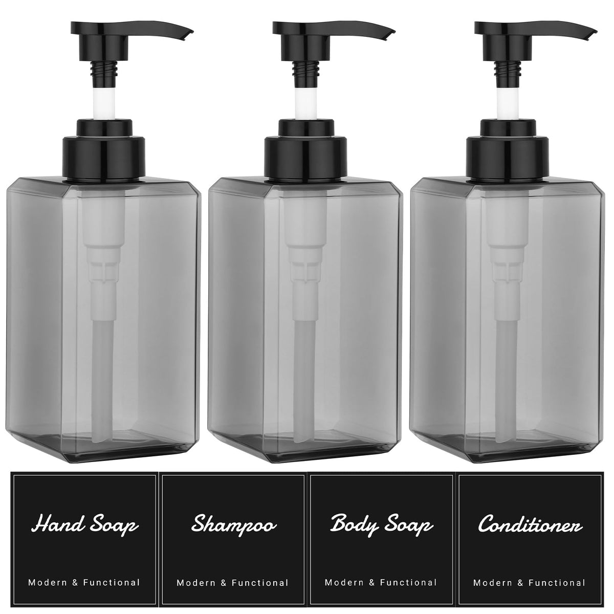 Refillable PET Pump Dispenser Bottles
