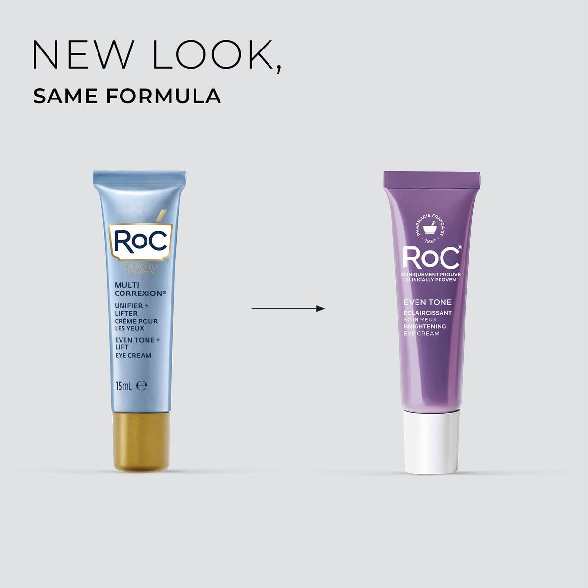 RoC Multi Correxion 5-in-1 Anti-Aging Eye Cream, 0.5 oz with Night Cream Packette