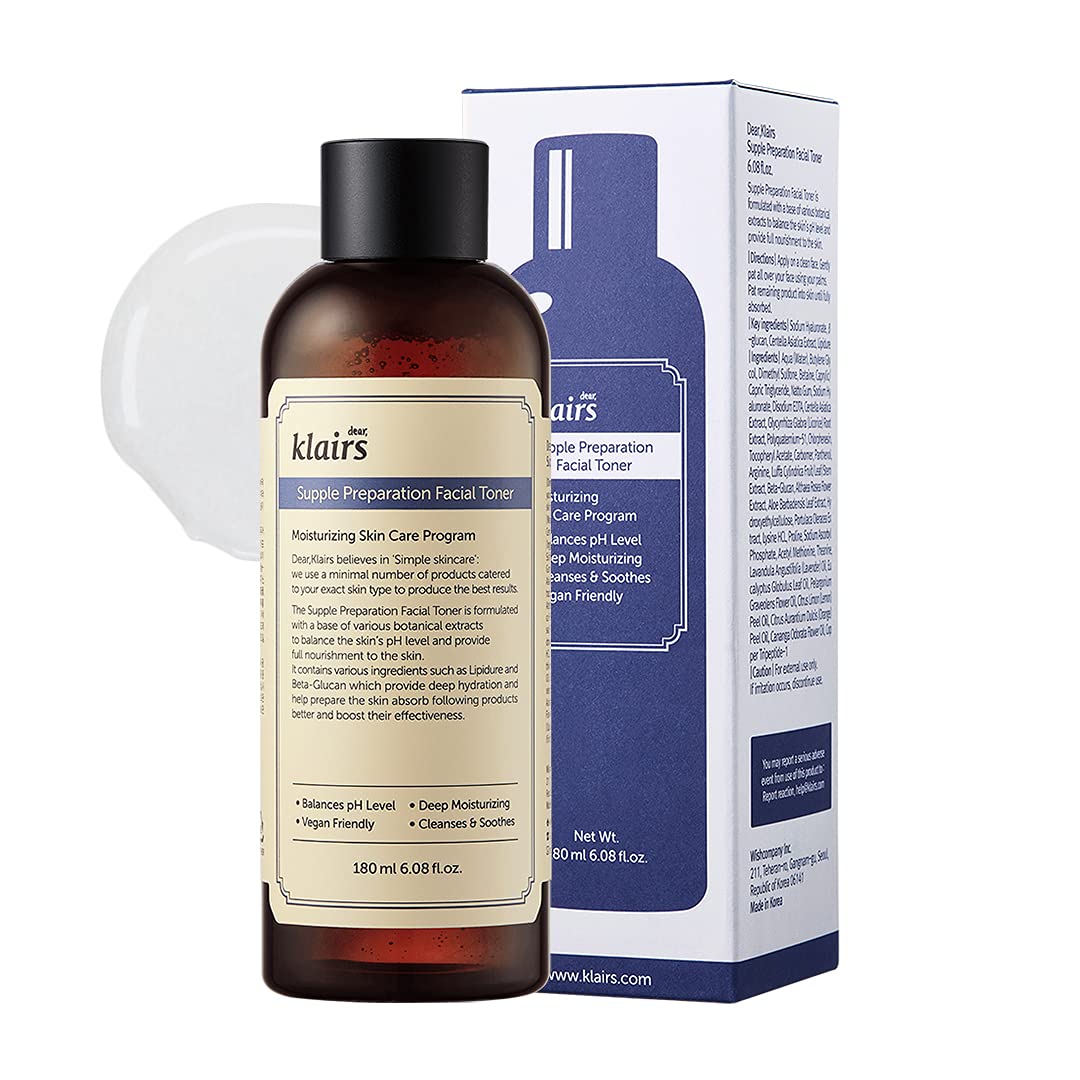 DearKlairs Supple Preparation Facial Toner – Hydrating pH-Balancing Formula