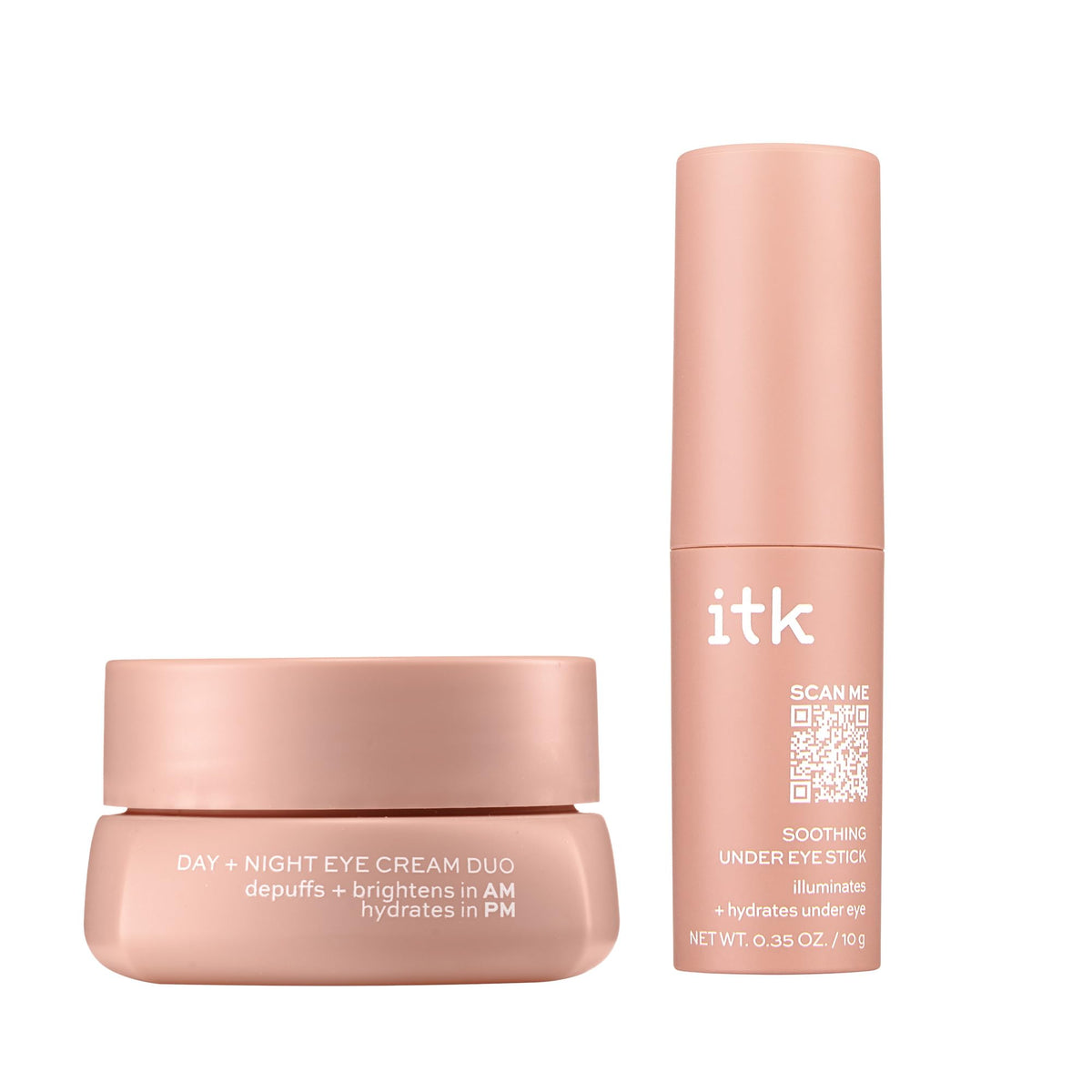 ITK Skincare Eye Cream Set with Caffeine, Vitamin C and Ceramides