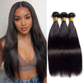 100% Unprocessed Virgin Human Hair Extensions, Natural Black