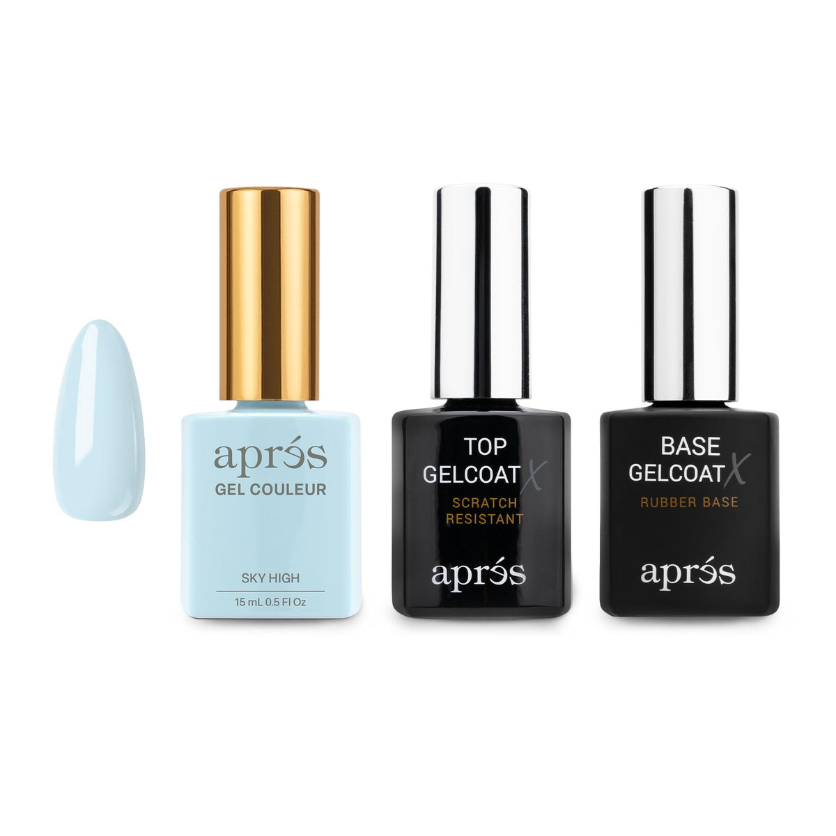 APRÉS Gel Couleur Trio Gel Nail Polish Set