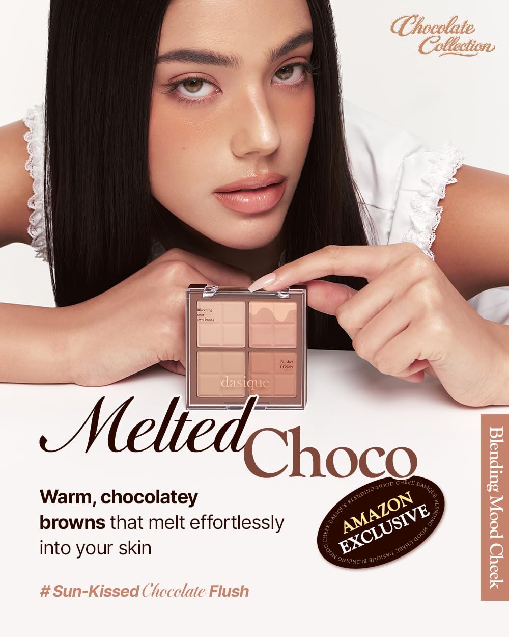 Dasique Blending Mood Cheek 4-Shade Powder Blush Palette