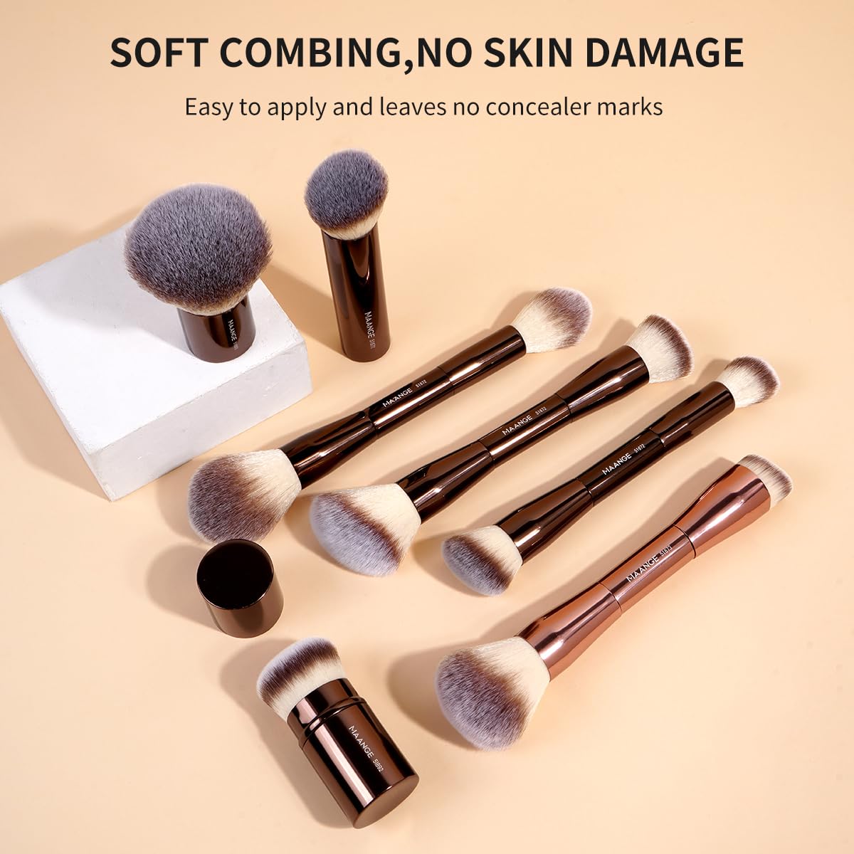 MAANGE Makeup Brush Set with Organizer Bag