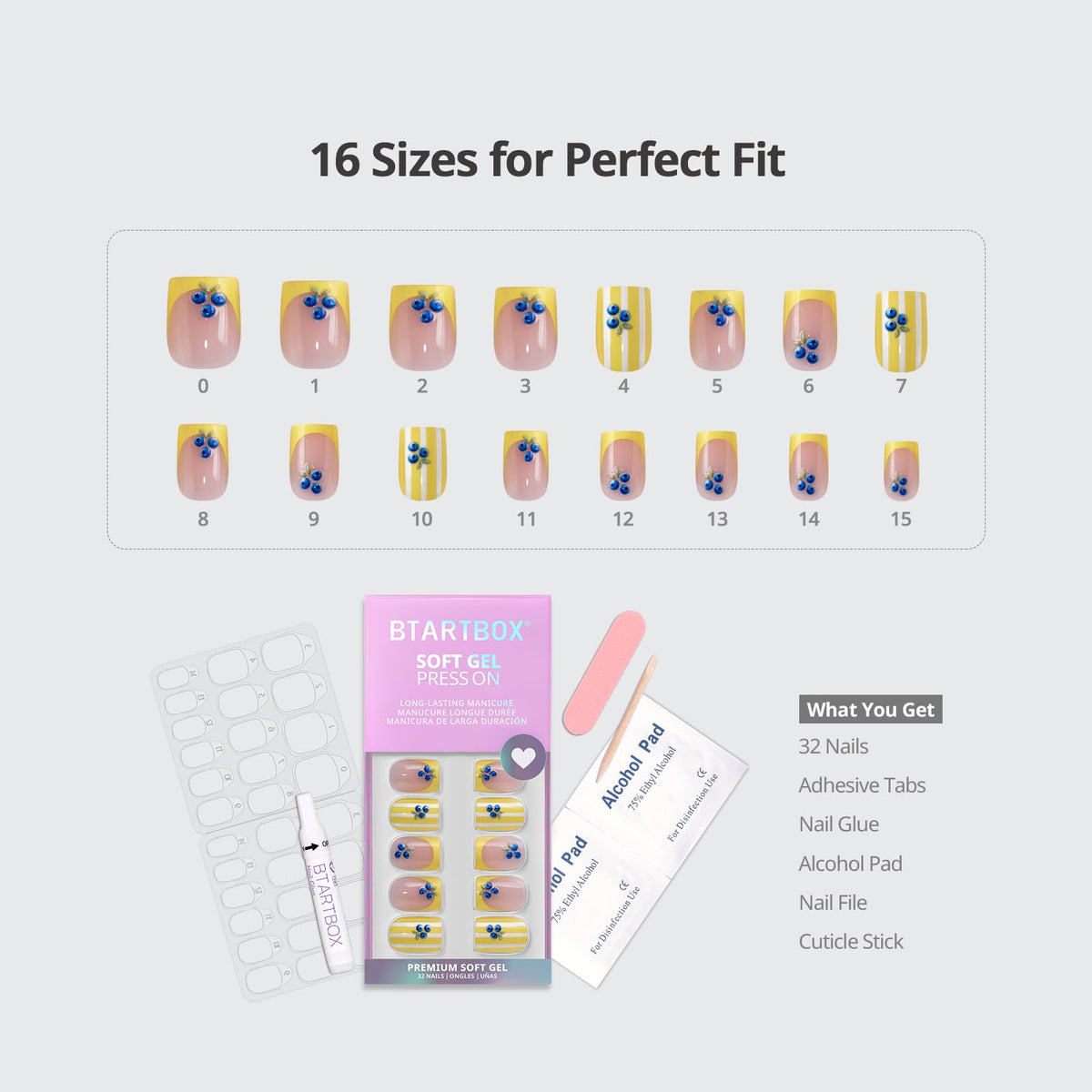 BTArtbox Soft Gel Press-On Nails