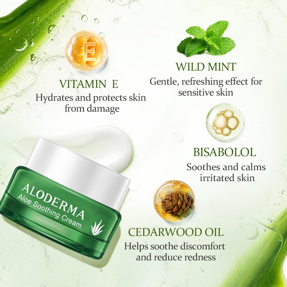 Aloderma Aloe-Based Skincare Cream
