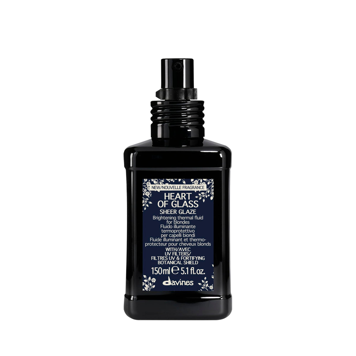 Davines Heart of Glass Sheer Glaze Brightening Thermal Leave-In Fluid